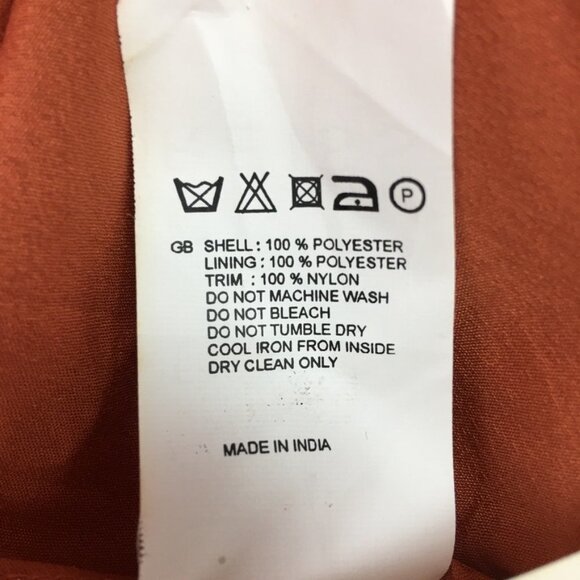 Reiss Women's Orange Square Neck Open Flare Lace Dress Size 0 Cocktail - Picture 15 of 16